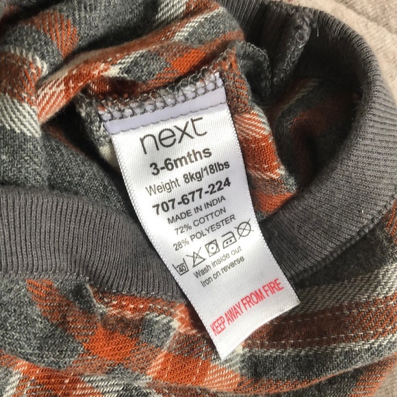 Embroidered fox bodysuit 3-6m - Picture 3 of 3